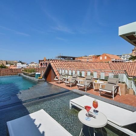 Hotel Boutique Casona Del Colegio Cartagena 外观 照片 Rooftop pool