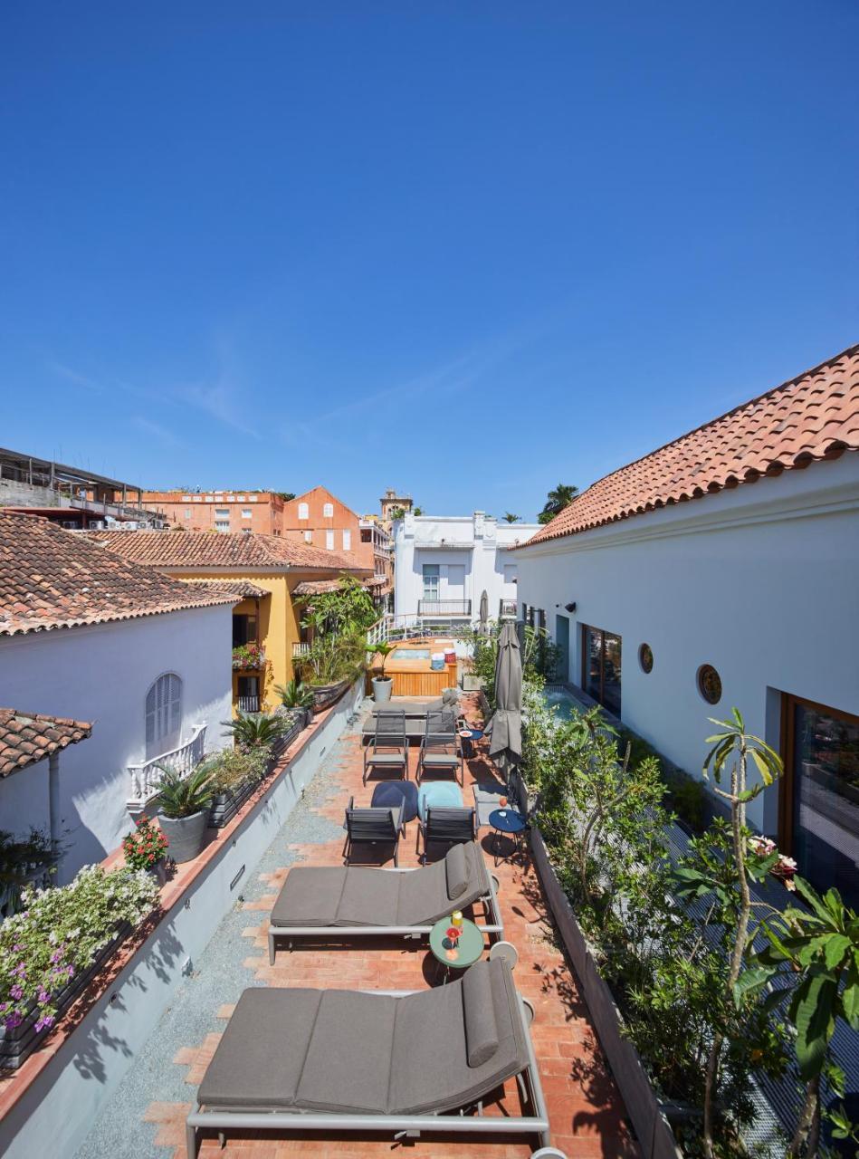 Hotel Boutique Casona Del Colegio Cartagena 外观 照片 Patio of the Casa de los Capitanes Generales