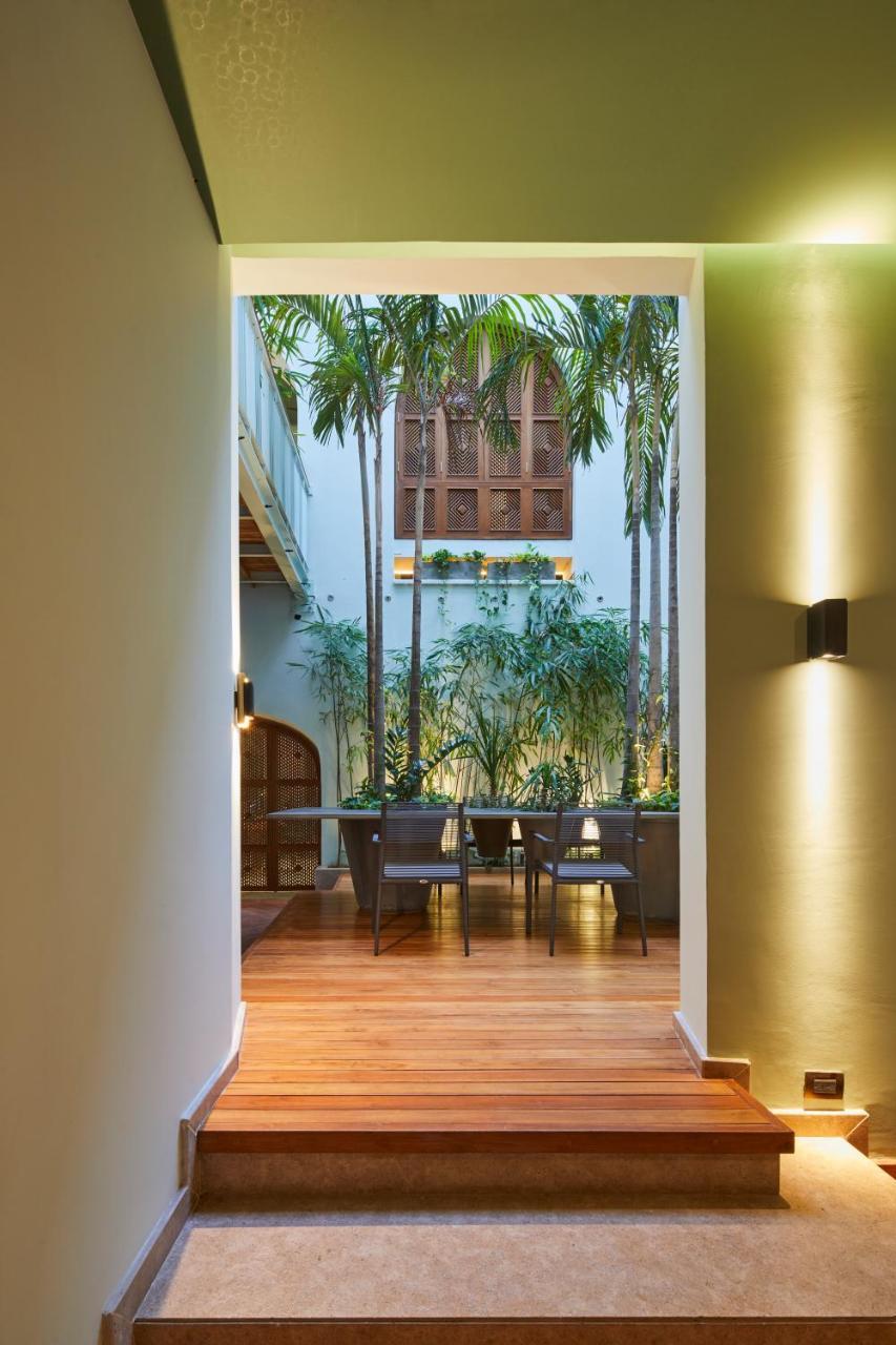 Hotel Boutique Casona Del Colegio Cartagena 外观 照片 Interior of the restaurant