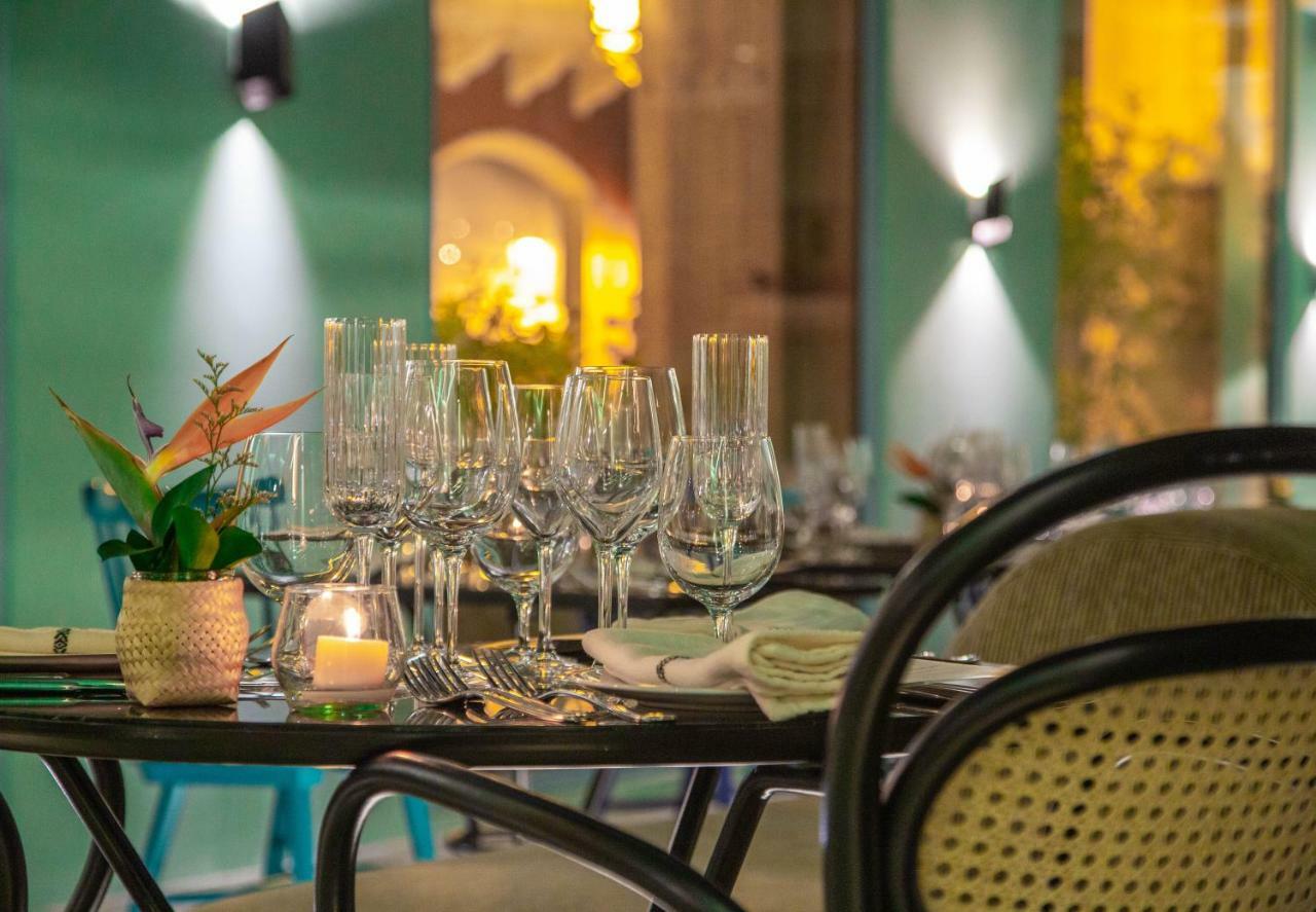 Hotel Boutique Casona Del Colegio Cartagena 外观 照片 Restaurant in the hotel