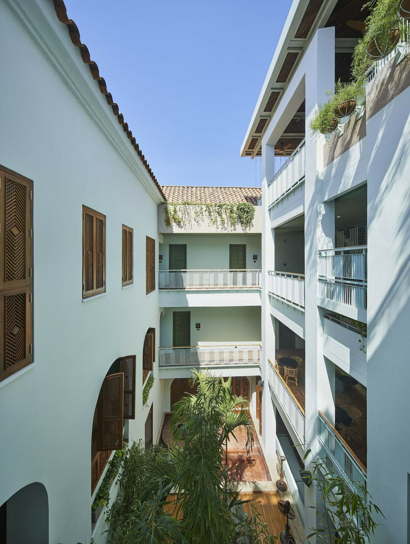 Hotel Boutique Casona Del Colegio Cartagena 外观 照片 The courtyard of the hotel